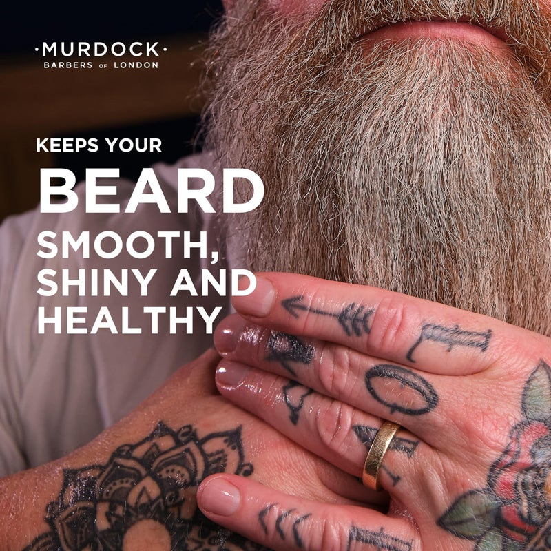 Murdock London Beard Oil for Men - Natural Scent Beard Oil for Healthy growth & Nourishment - Provides Glossy finish - 50 ml - Image 2